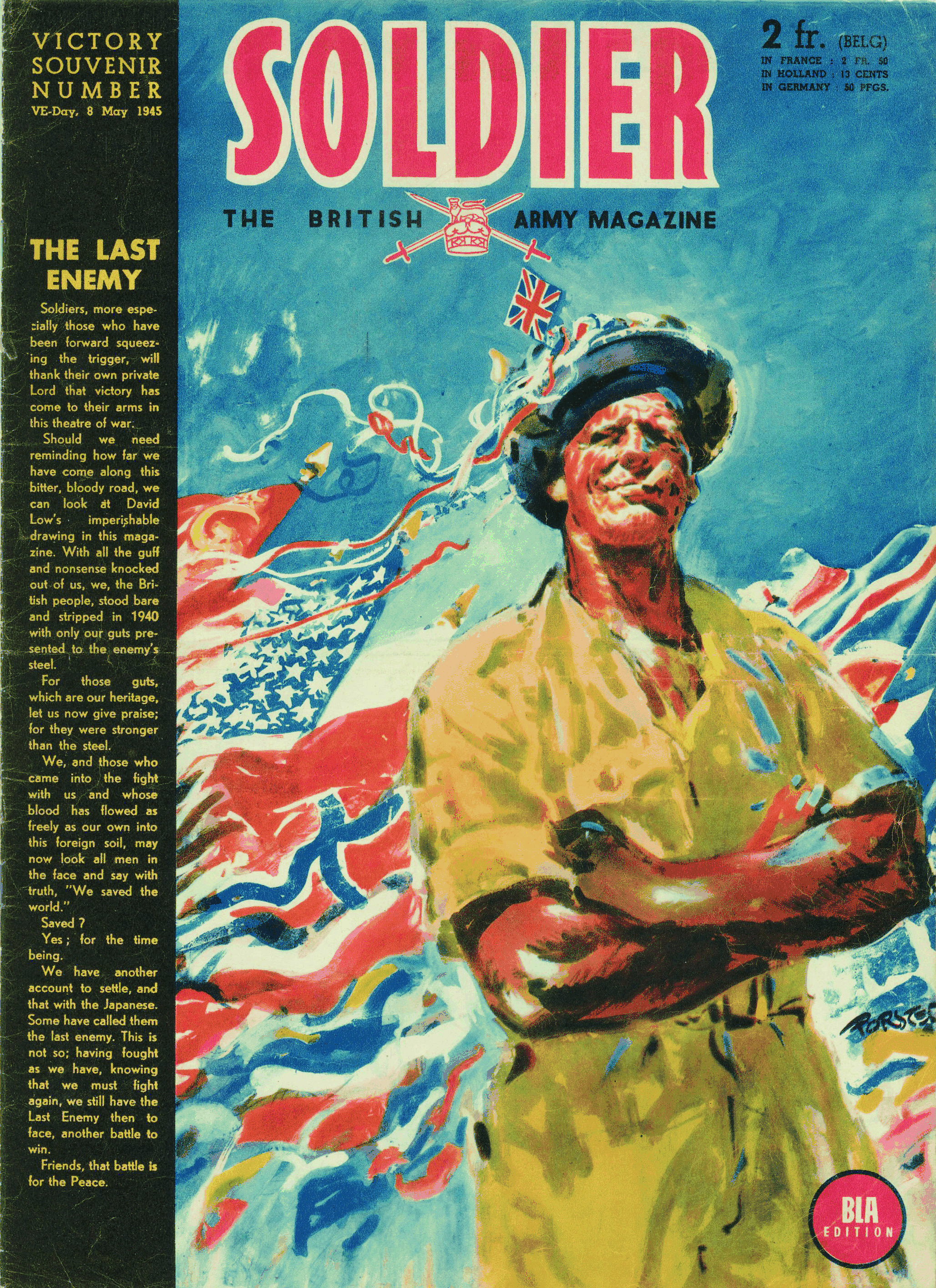 VE DAY ISSUE Page 01 of Soldier magazine